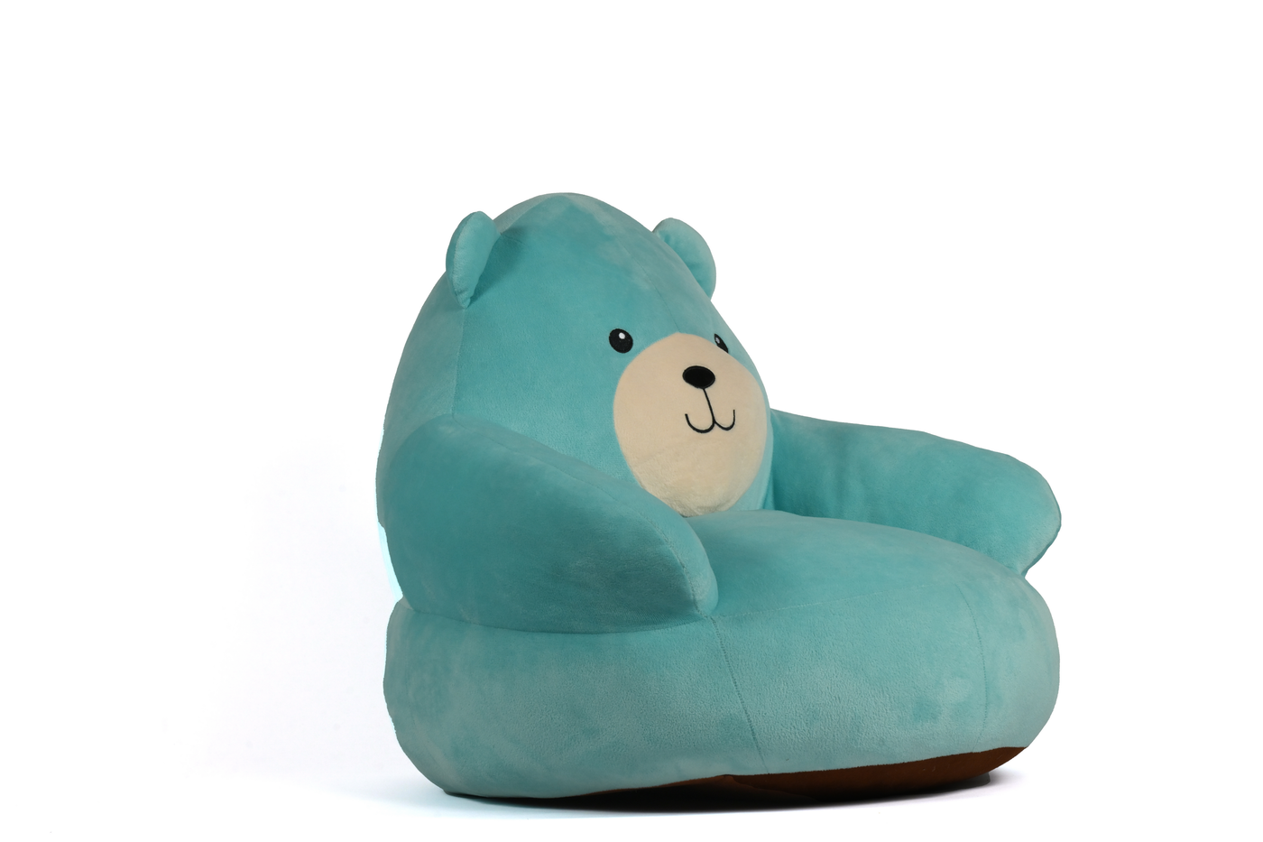 Baby Teddy Cushion Sofa Seat - Sea Blue