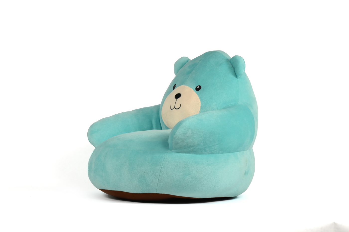 Baby Teddy Cushion Sofa Seat - Sea Blue